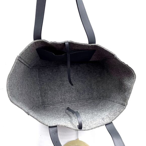 JW Anderson Belt Tote‎ Bag Gray Double Strap Leather Details - Picture 14 of 15